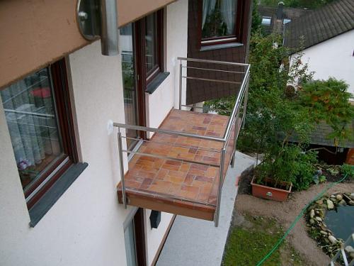 Balkon vor der Sanierung