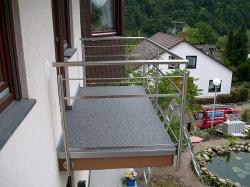 Balkon nach der Sanierung